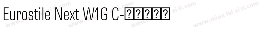 Eurostile Next W1G C字体转换